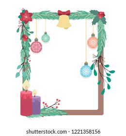 Decorative Christmas frame