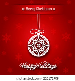 Decorative Christmas Ornament Design