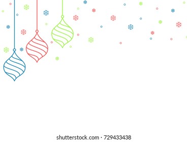 Decorative Christmas themed background