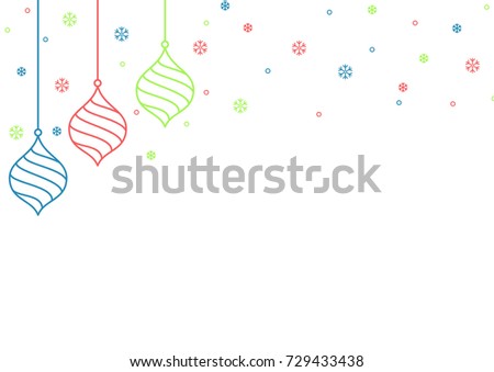 decorative christmas themed background stock vector royalty free