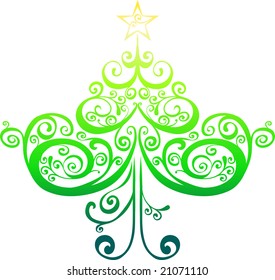 árbol de navidad decorativo