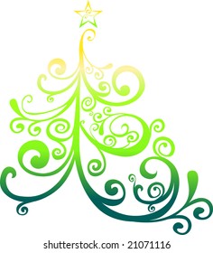 decorative christmas tree