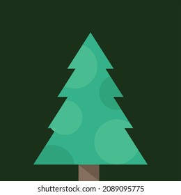 Decorative christmas tree and background art