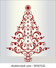 decorative christmas tree separate elements easily change colors