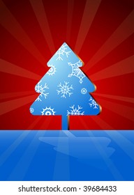 Decorative Christmas tree shape