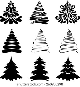 Decorative Christmas trees