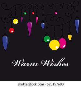 Decorative christmas vector background