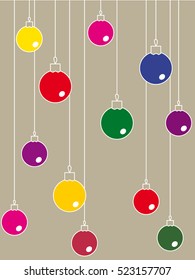 Decorative christmas vector background