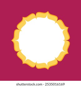 Decorative Circle frame design that you can use in invitations, packaging, posts, banners, and more, you This is also perfect for sale and festive banners.