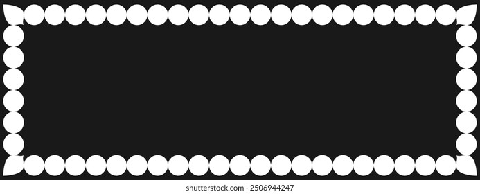 Decorative circle template frame design vector pattern. Frame detail vector design.