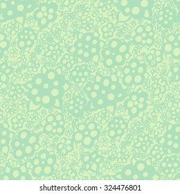 Decorative circular flowers. Wallpaper textile seamless pattern.