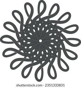 decorative, circular, mandala, round, abstract, geometric