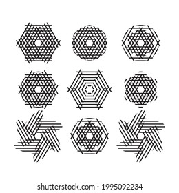 Decorativo diseño circular. Diseño creativo.