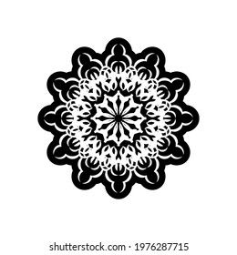 Decorative circular ornaments. Good for logos, prints and postcards. Isolated on white background. Vector illustration