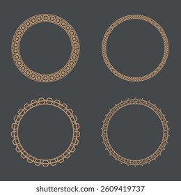 Decorative Circuler border Design Template