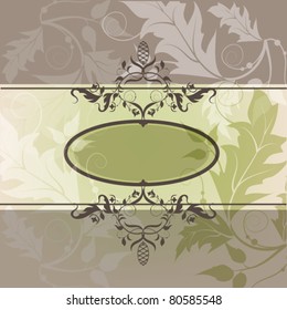Decorative classic background with place fore text.