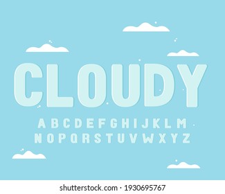 4,655 Font cloudy Images, Stock Photos & Vectors | Shutterstock