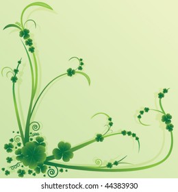Decorative clover design.