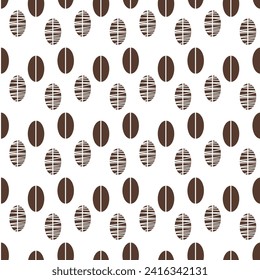
Decorative coffee beans.  Perfect for printing on the fabric, design package and cover, wrapping paper texture