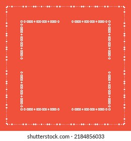 Decorative color ceramic talavera tiles. Vector seamless pattern collage. Original design. Red folk ethnic ornament for print, web background, surface texture, towels, pillows, wallpaper.