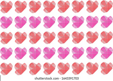 Decorative color ceramic  tiles. Collection of vector seamless patterns. Geometric design. Red folk ethnic ornaments for print, web background, surface texture, towels, pillows, wallpaper.