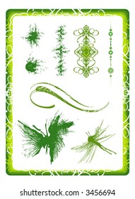 decorative color elements