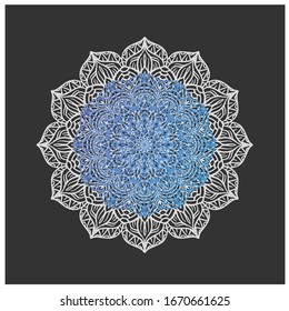 decorative color mandala wall ornament