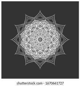 decorative color mandala wall ornament