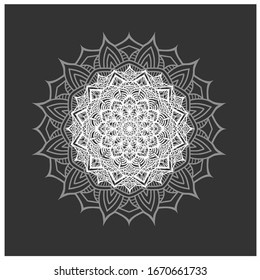 decorative color mandala wall ornament