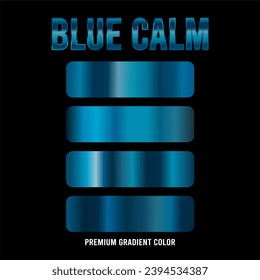 Gradiente de color de calidez azul moderno