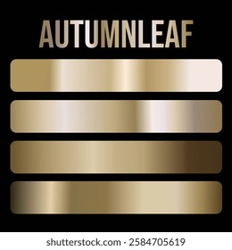 Decorative Color Premium Gradient Swatches Autumn Leaf Modern Gradients