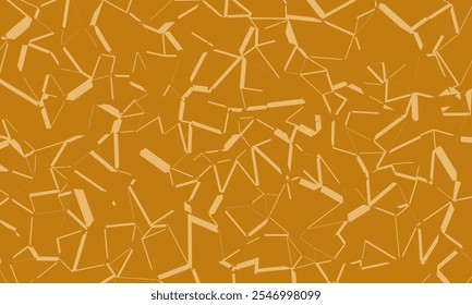 Decorative colored chaotic line pattern. Chocolate abstract background with polygons