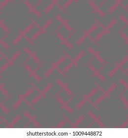 Decorative colored seamless pattern with cute dragonfly. Vintage background with many dragonflies silhouettes for your design.