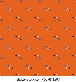 Decorative colored seamless pattern with cute dragonfly. Vintage background with many dragonflies silhouettes for your design.