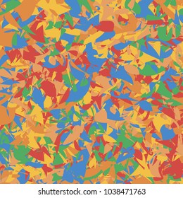 Decorative colored vector background with organic shapes. Abstract graphics. Bright summer time inspired Vector texture for textile, swimwear, paper packaging, covers, decoration