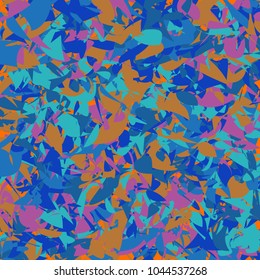 Decorative colored vector background with organic shapes. Abstract graphics. Bright Vector texture for textile, swimwear, paper packaging, covers, decoration