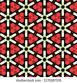 Decorative colorful abstract pattern for fabrics and tapestries
