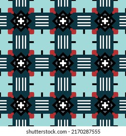 Decorative colorful abstract pattern for fabrics and tapestries