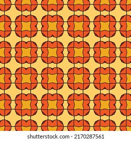 Decorative colorful abstract pattern for fabrics and tapestries