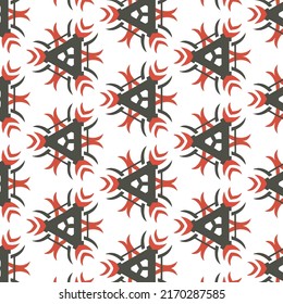 Decorative colorful abstract pattern for fabrics and tapestries