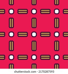 Decorative colorful abstract pattern for fabrics and tapestries