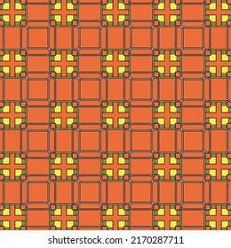 Decorative colorful abstract pattern for fabrics and tapestries