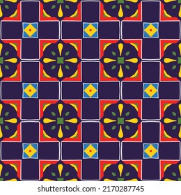 Decorative colorful abstract pattern for fabrics and tapestries