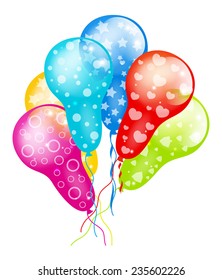 Decorative Colorful Balloons Collection