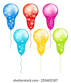 Decorative Colorful Balloons Set