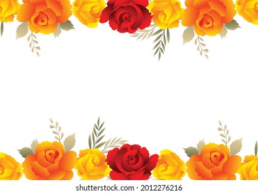 Fondo decorativo colorido de la invitación a la boda floral