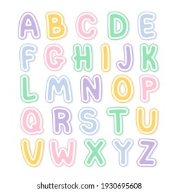 3,290 Pastel baby font Images, Stock Photos & Vectors | Shutterstock