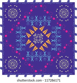 Decorative colorful frame