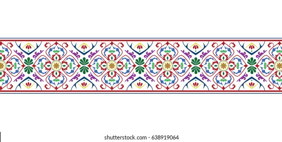 Decorative Colorful Ornament Vector Design.