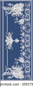 Decorative composition Baroque ornament